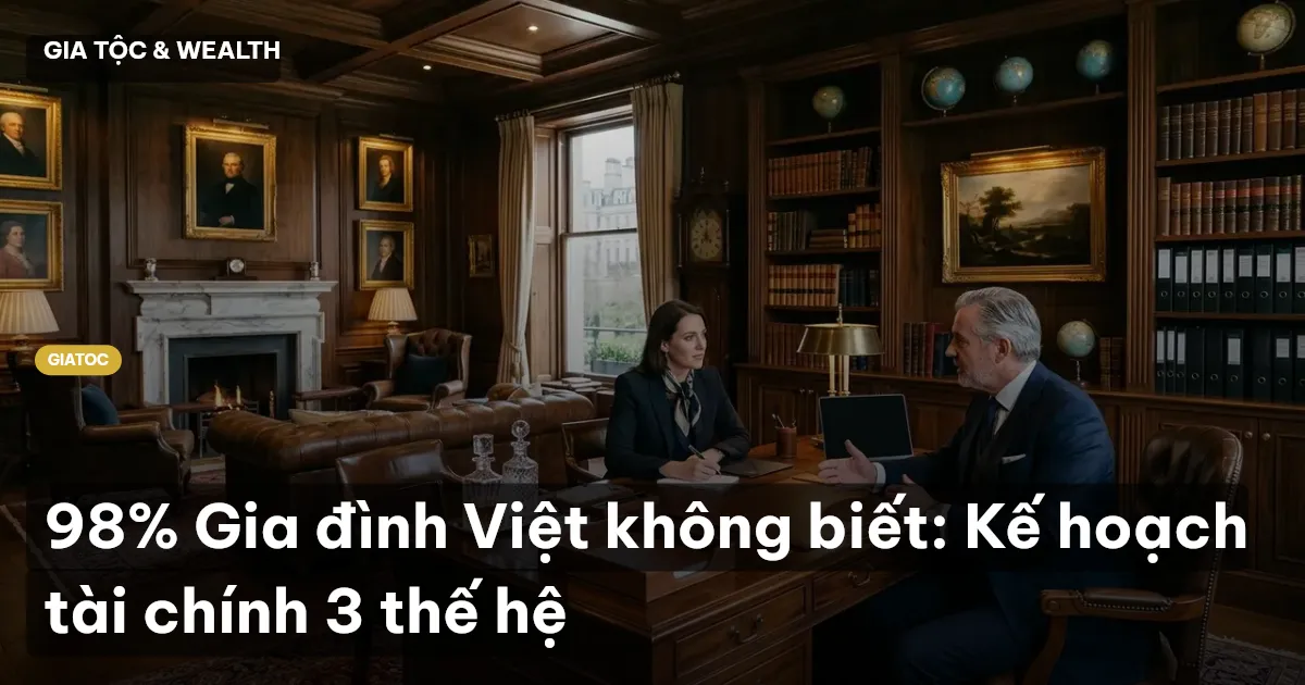 kế hoạch tài chính 3 thế hệ