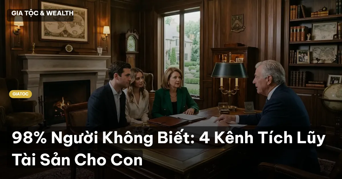 tích lũy cho con