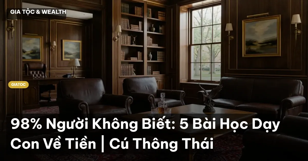 dạy con về tiền