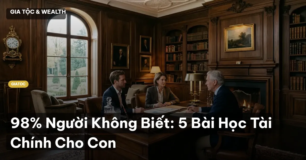 dạy con về tiền