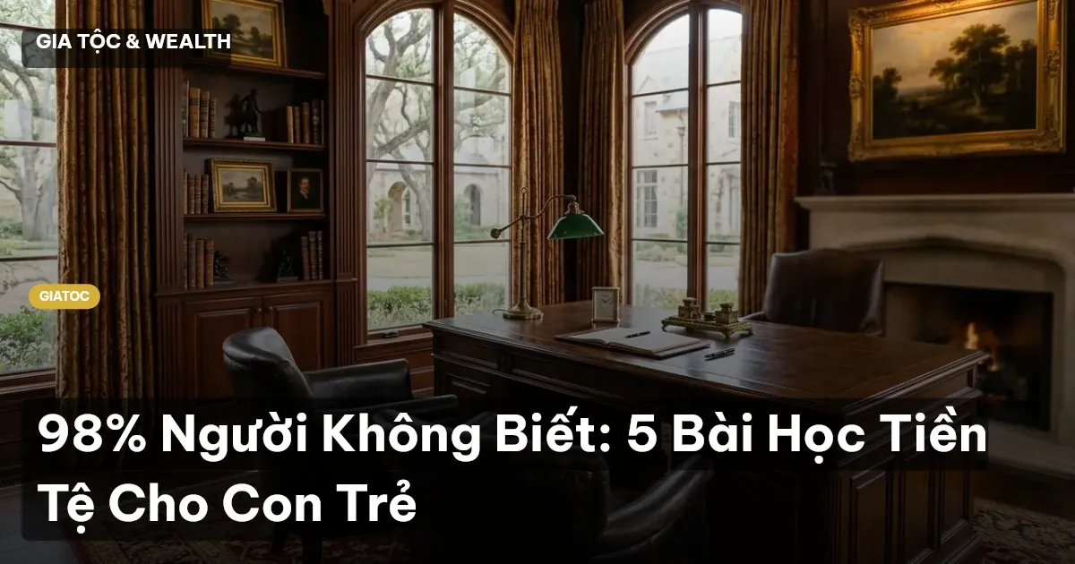 dạy con về tiền