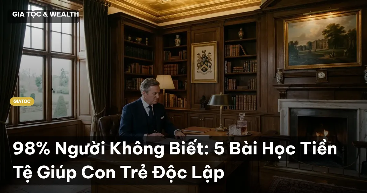dạy con về tiền