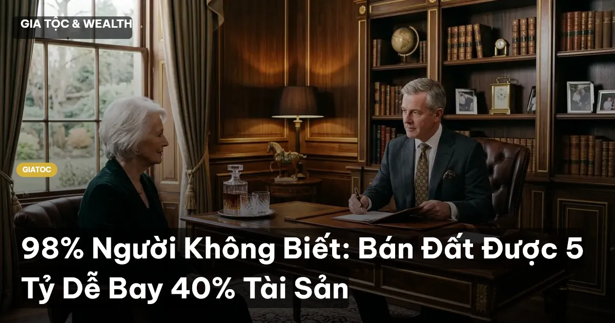 bán đất được 5 tỷ