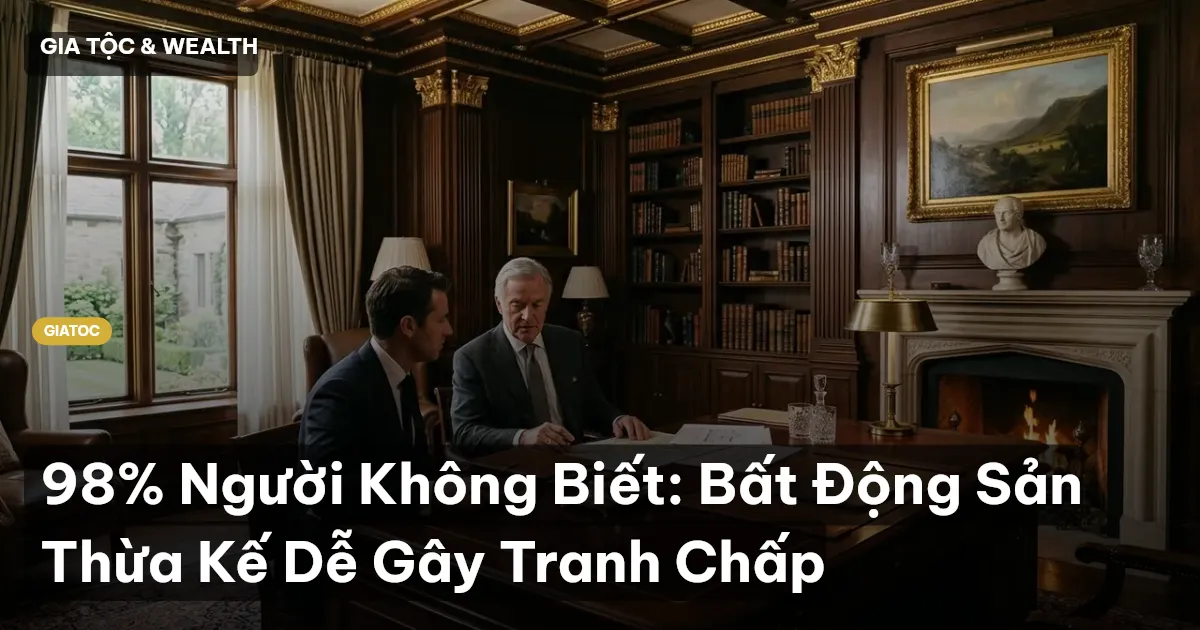 thừa kế bất động sản