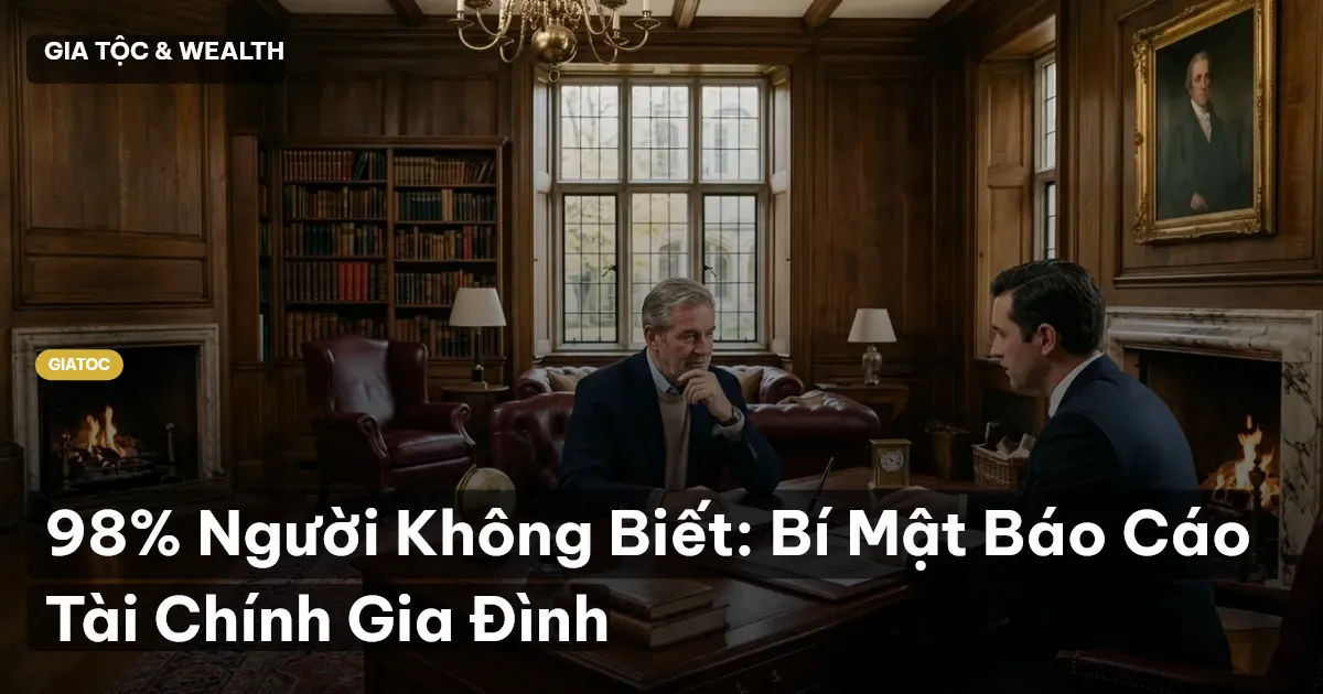 báo cáo tài chính gia đình