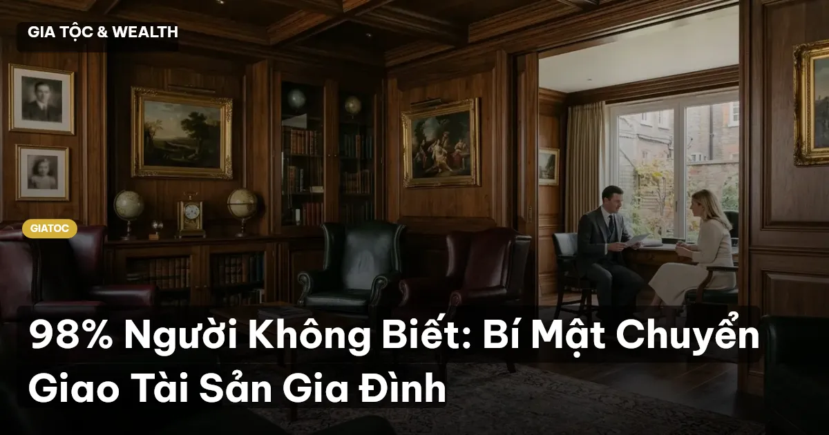quản lý tài sản gia đình