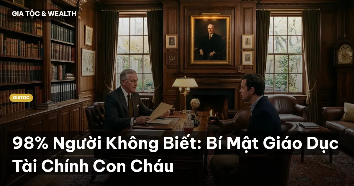 giáo dục tài chính cho con cháu