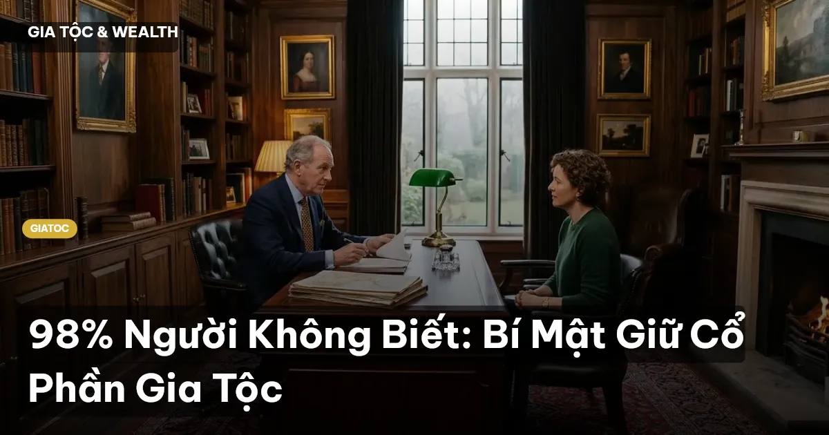 98% Người Không Biết: Bí Mật Giữ Cổ Phần Gia Tộc