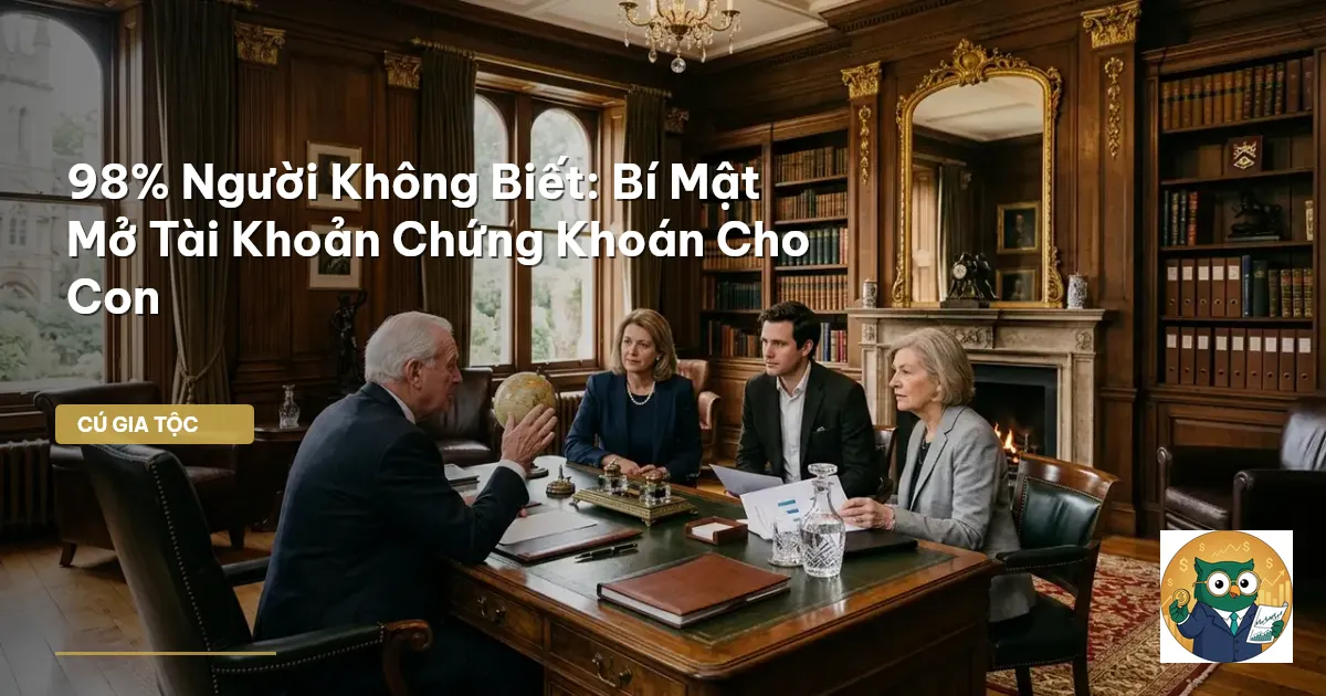 tài khoản chứng khoán cho con