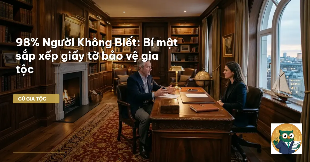 sắp xếp giấy tờ gia đình