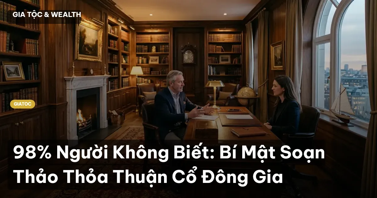 thỏa thuận cổ đông gia đình