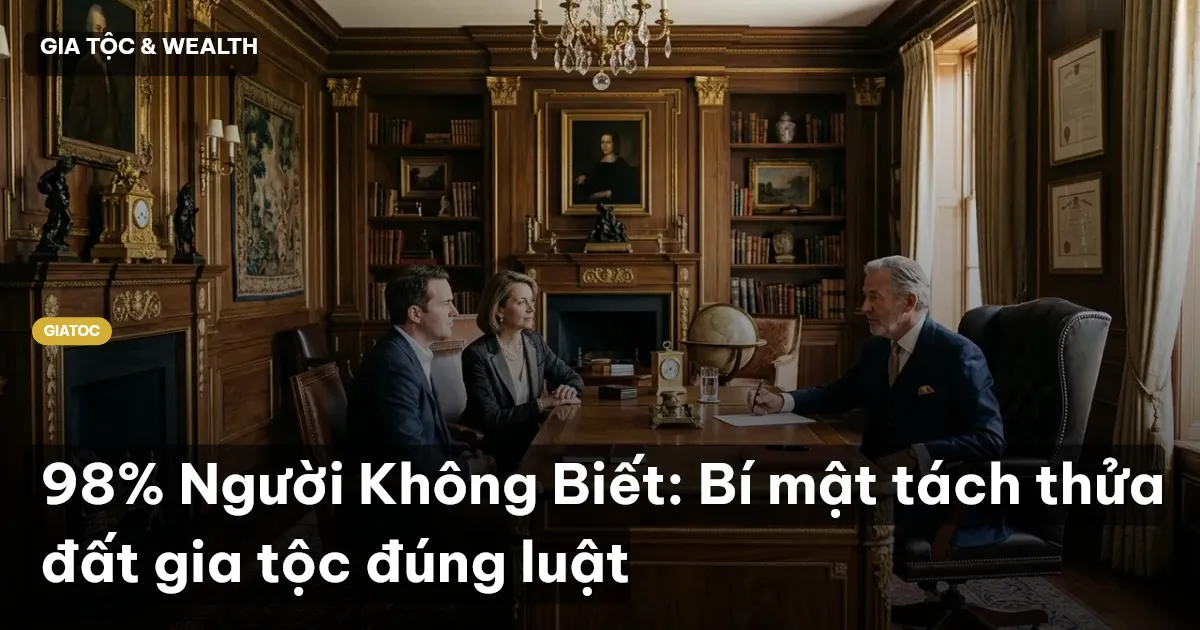tách thửa đất gia tộc