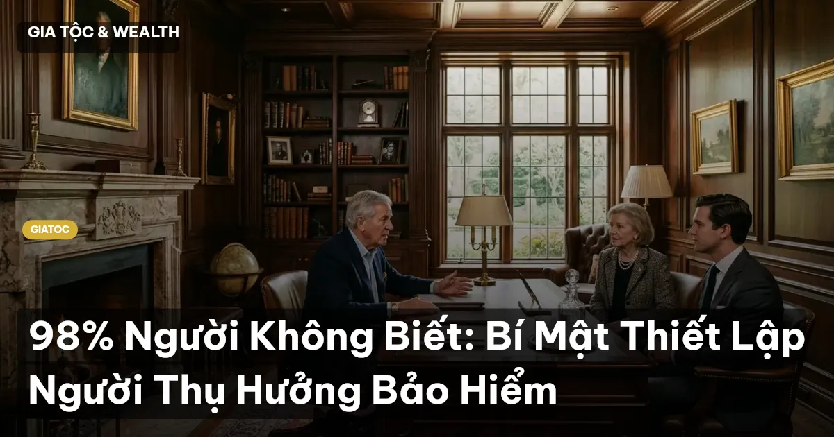 98% Người Không Biết: Bí Mật Thiết Lập Người Thụ Hưởng Bảo Hiểm