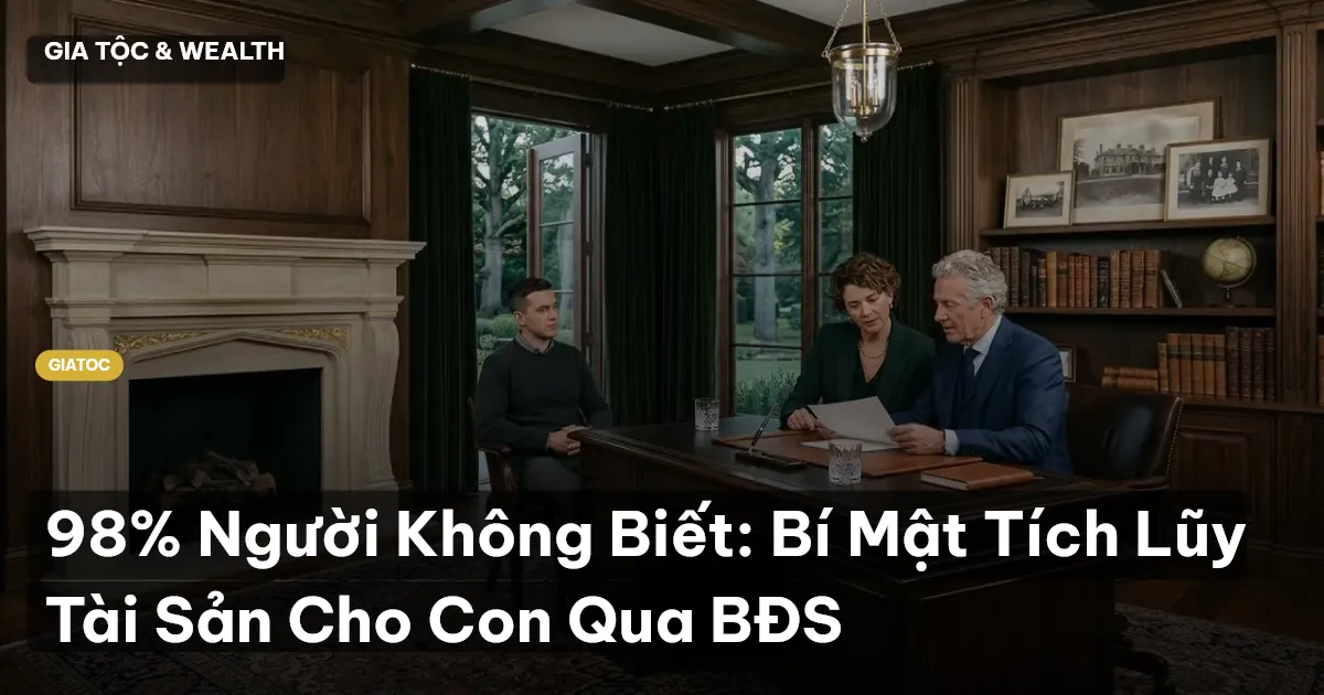 tích lũy tài sản cho con
