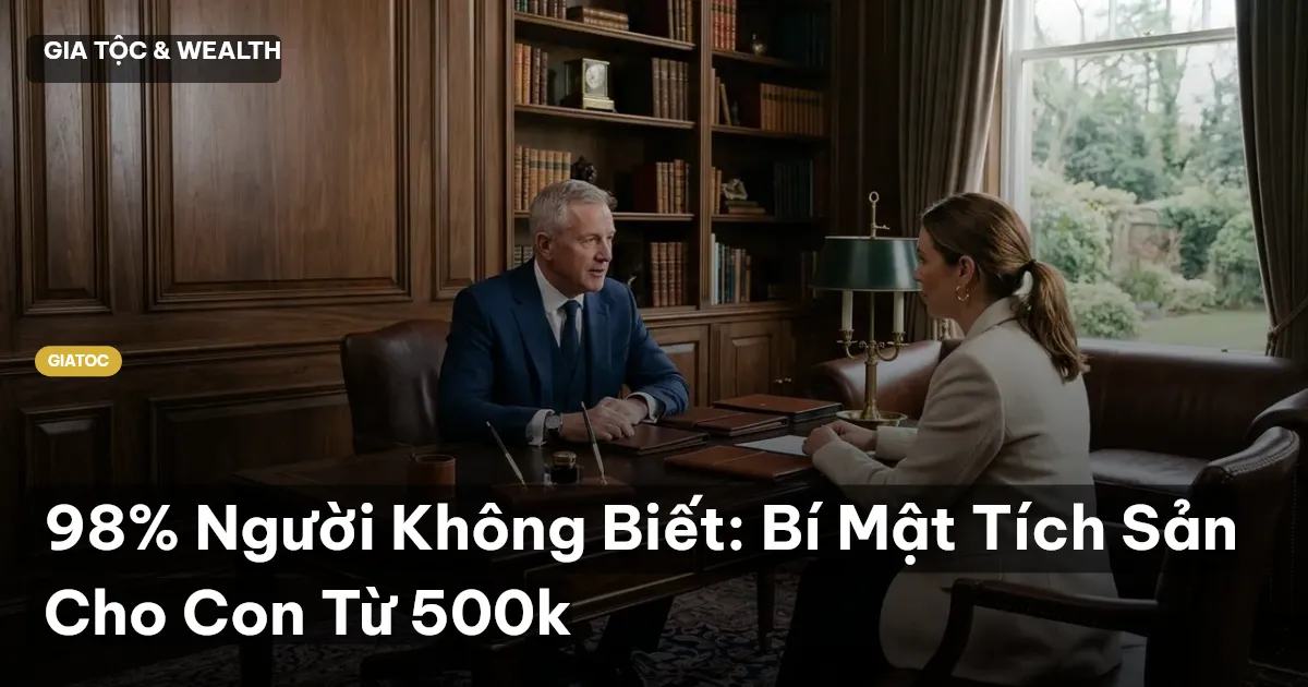tích sản cho con
