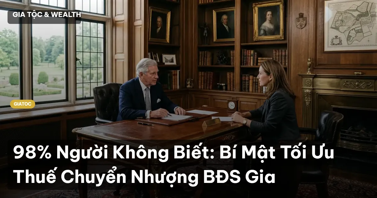 chuyển nhượng BĐS gia tộc