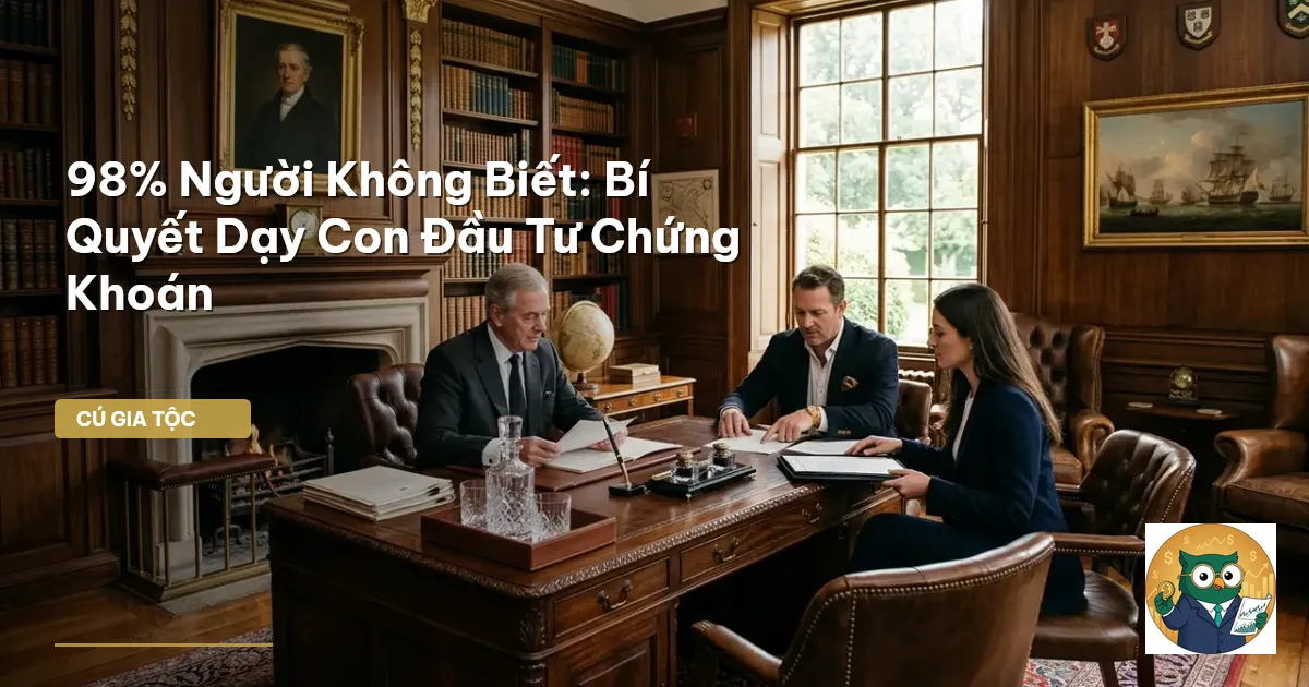 dạy con đầu tư