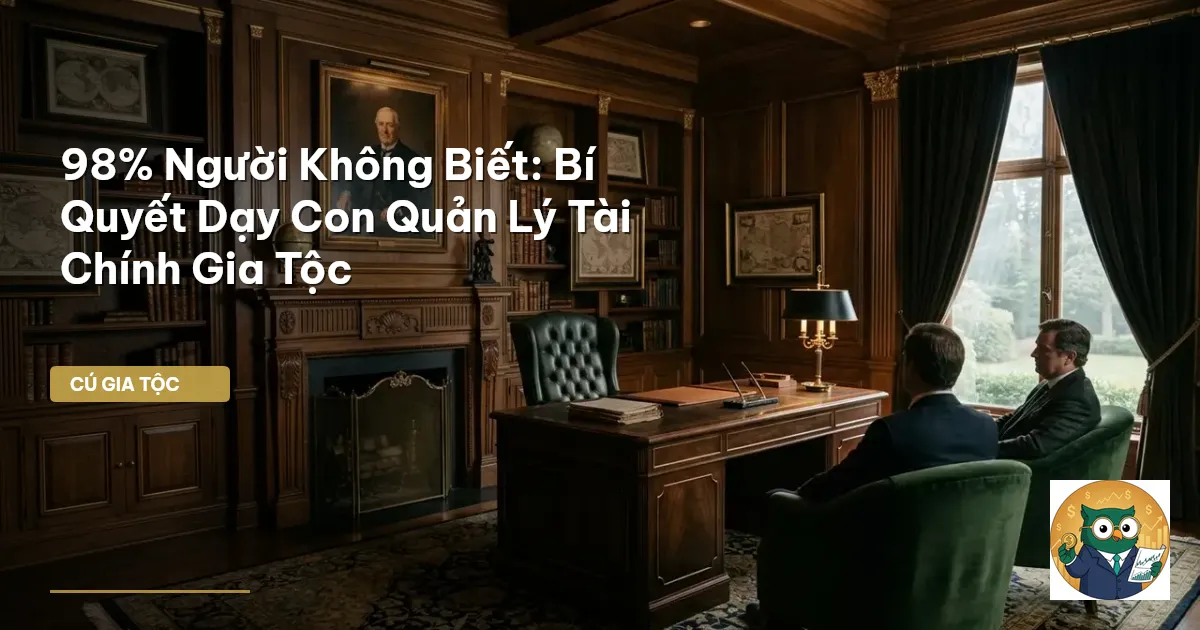dạy con quản lý tài chính