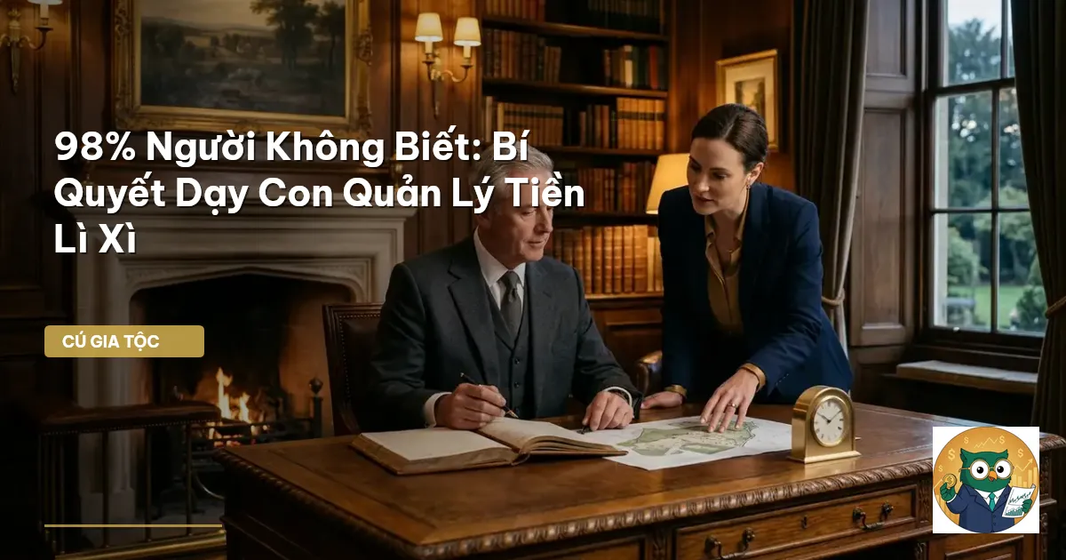 dạy con quản lý tiền