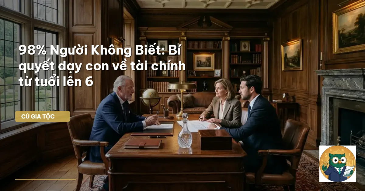 dạy con quản lý tài chính
