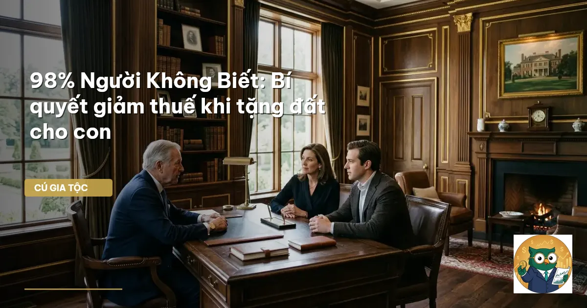 tặng đất cho con