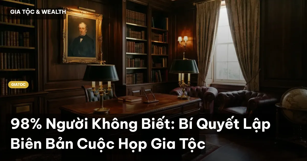 biên bản cuộc họp gia tộc