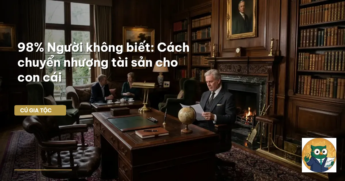 chuyển nhượng tài sản cho con