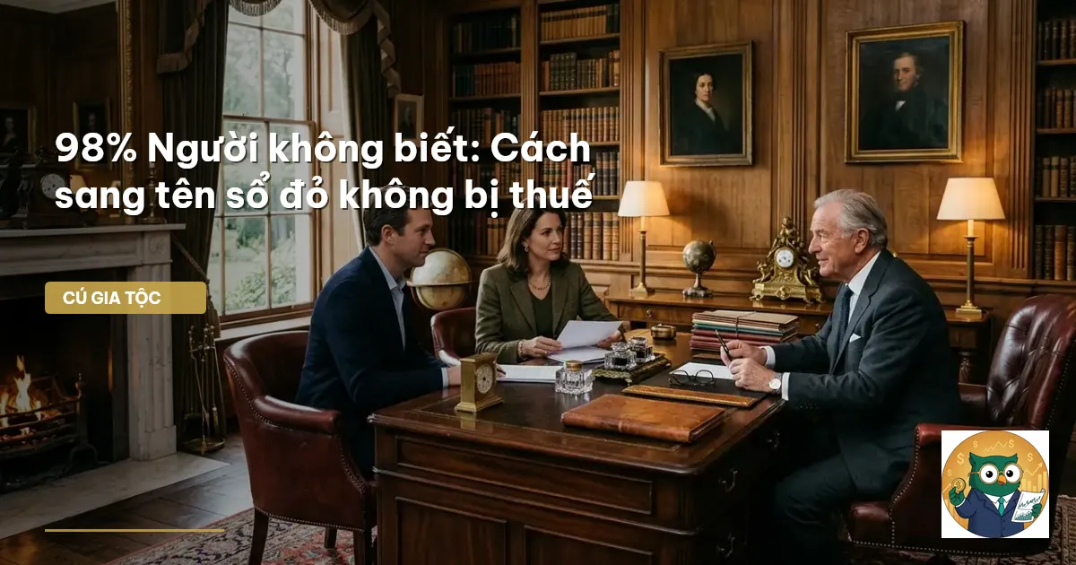 sang tên sổ đỏ