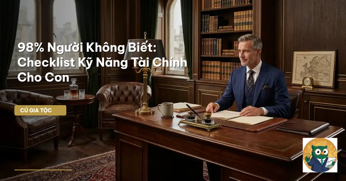 kỹ năng tài chính cho con