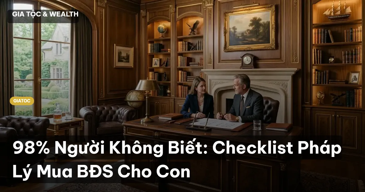 mua BĐS cho con