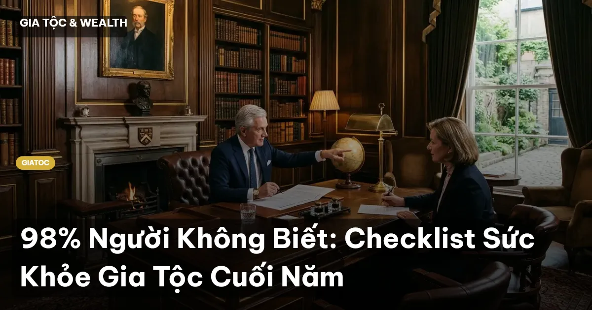 sức khỏe tài chính gia tộc