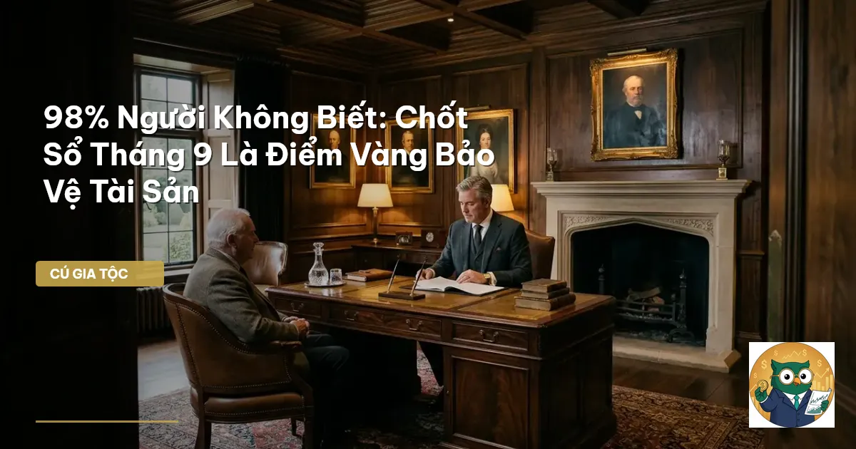 chốt sổ tài chính