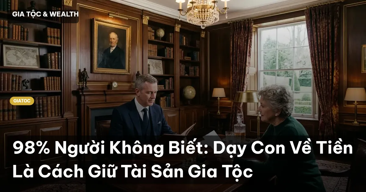 dạy con về tiền