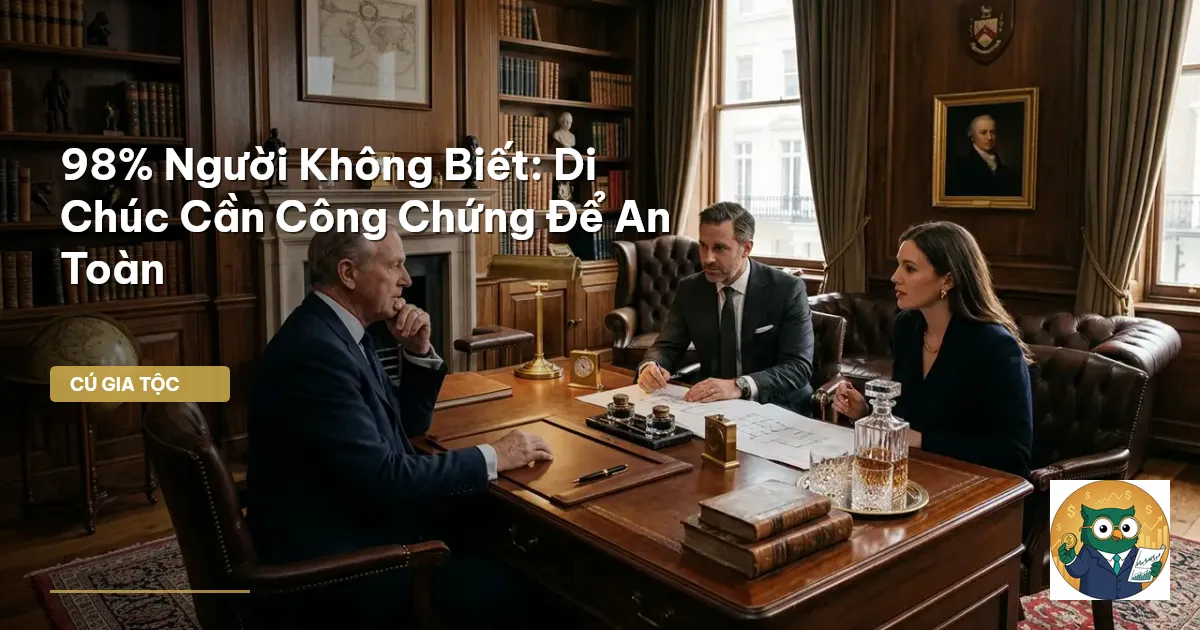 di chúc có cần công chứng