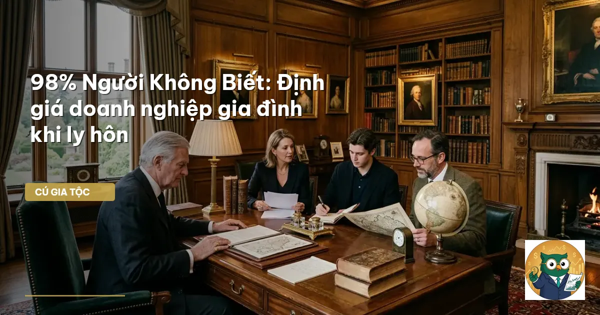định giá doanh nghiệp khi ly hôn
