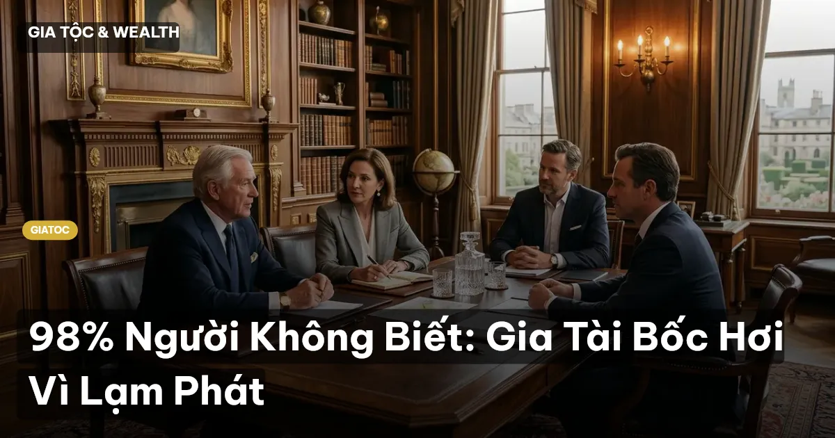 gia sản bốc hơi