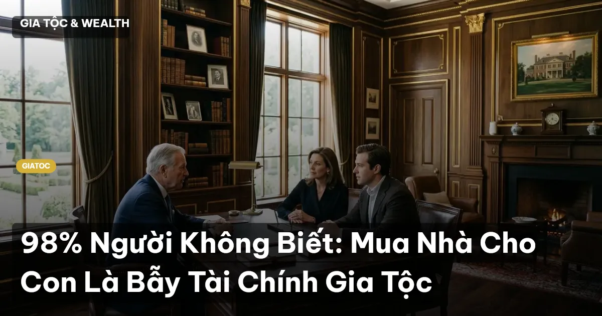 mua nhà cho con
