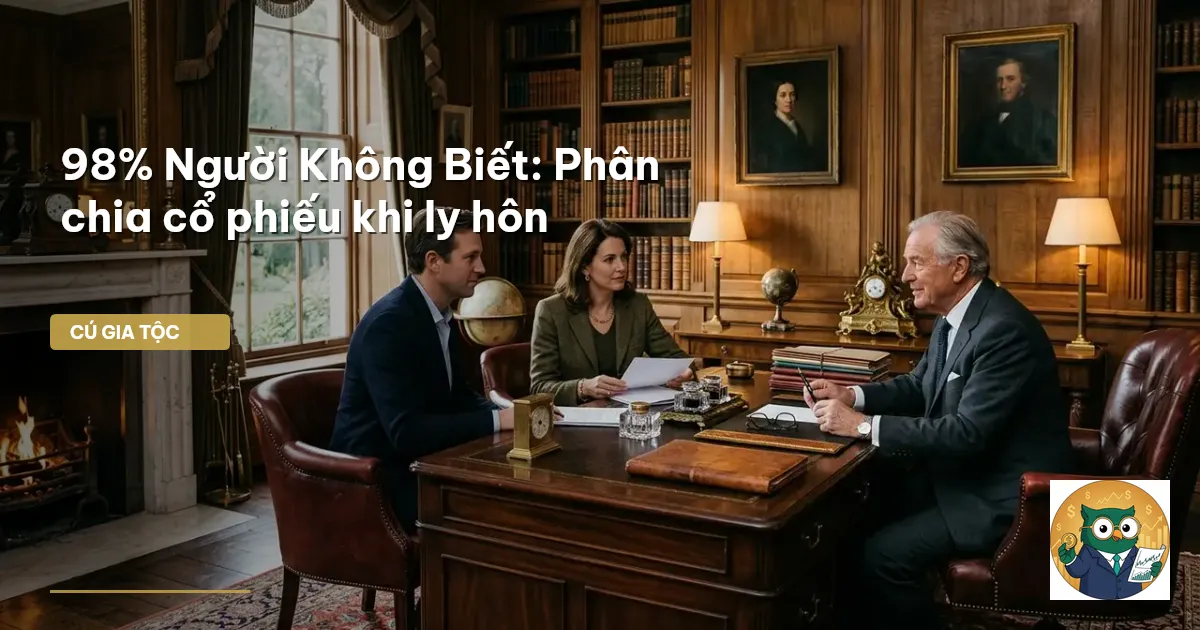 phân chia cổ phiếu khi ly hôn