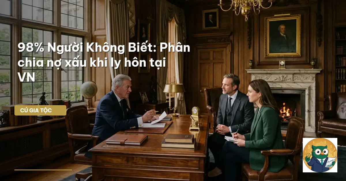 phân chia nợ xấu ly hôn