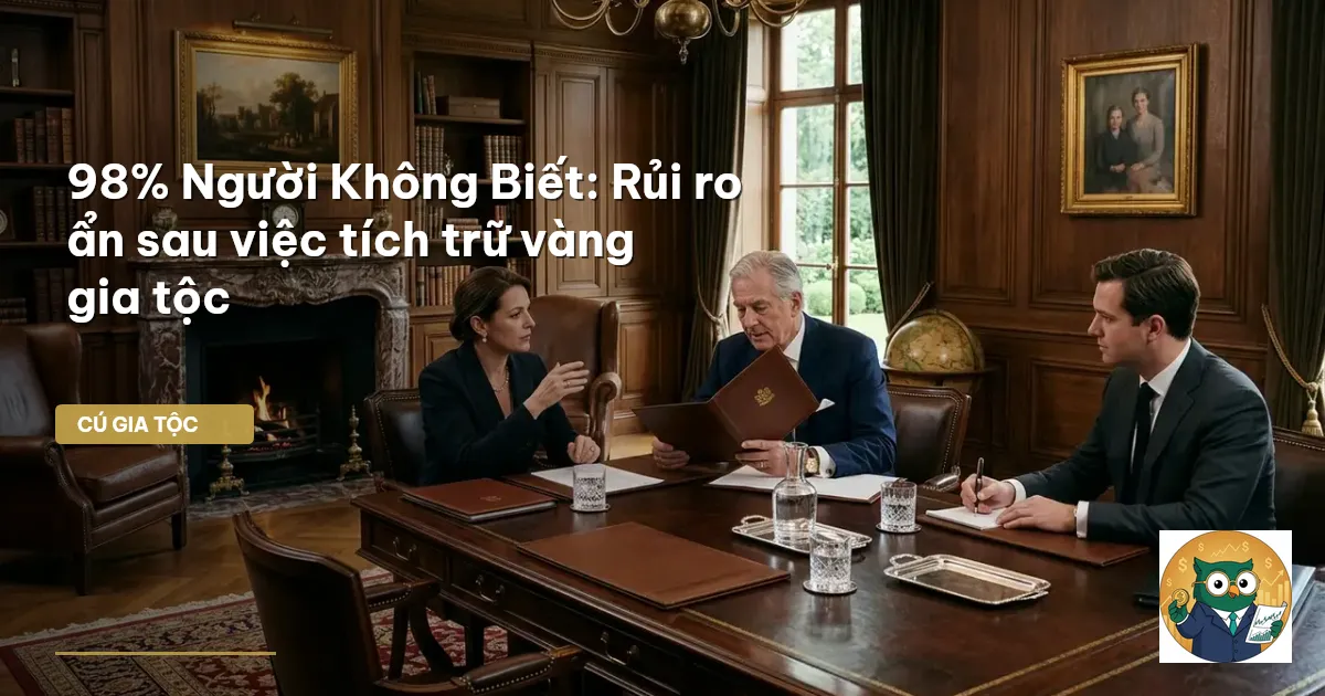 tích trữ vàng gia tộc