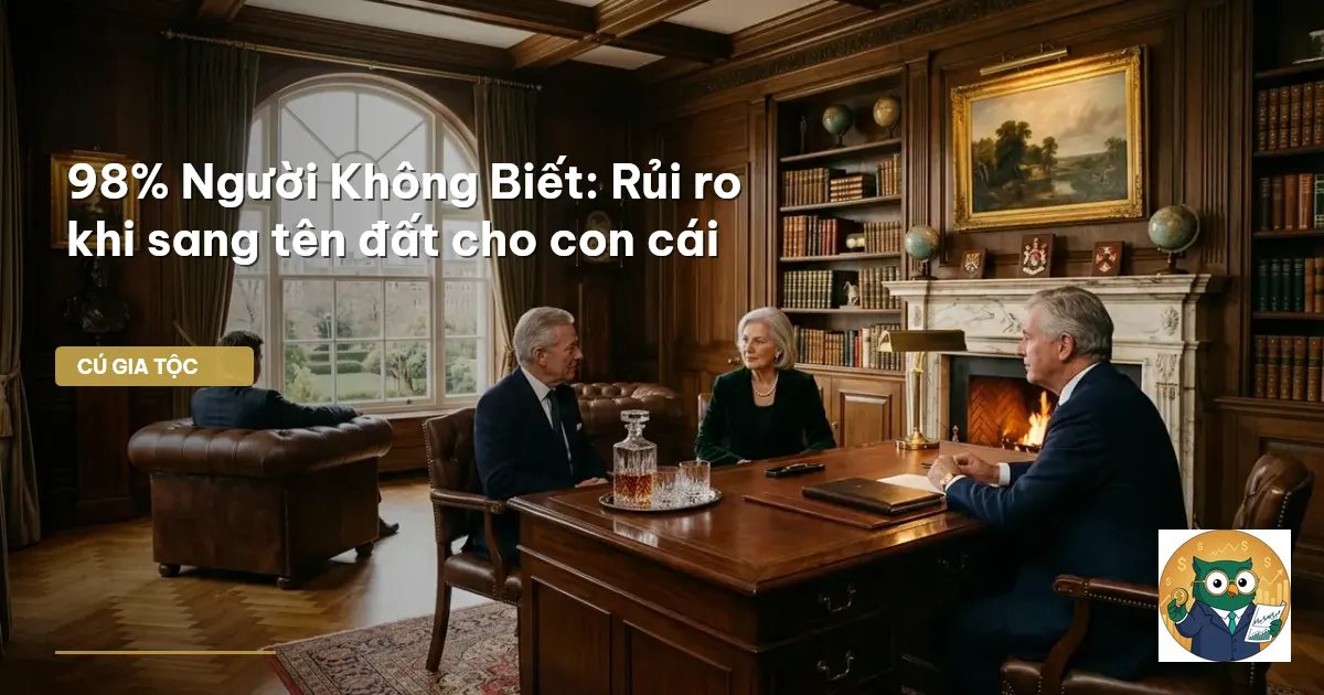 sang tên đất cho con