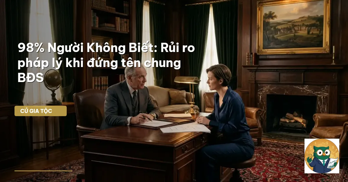 đứng tên chung BĐS