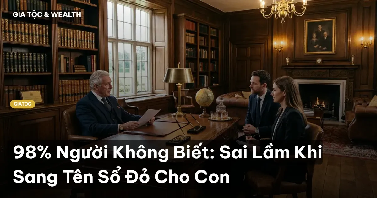 sang tên sổ đỏ