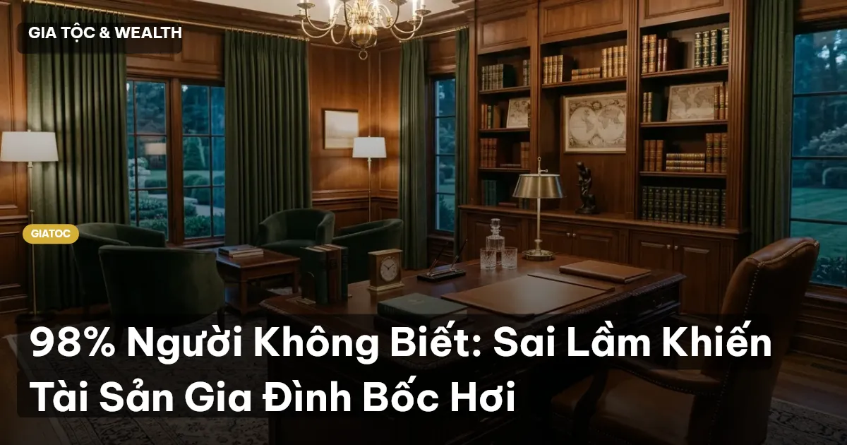 quản trị tài sản gia đình