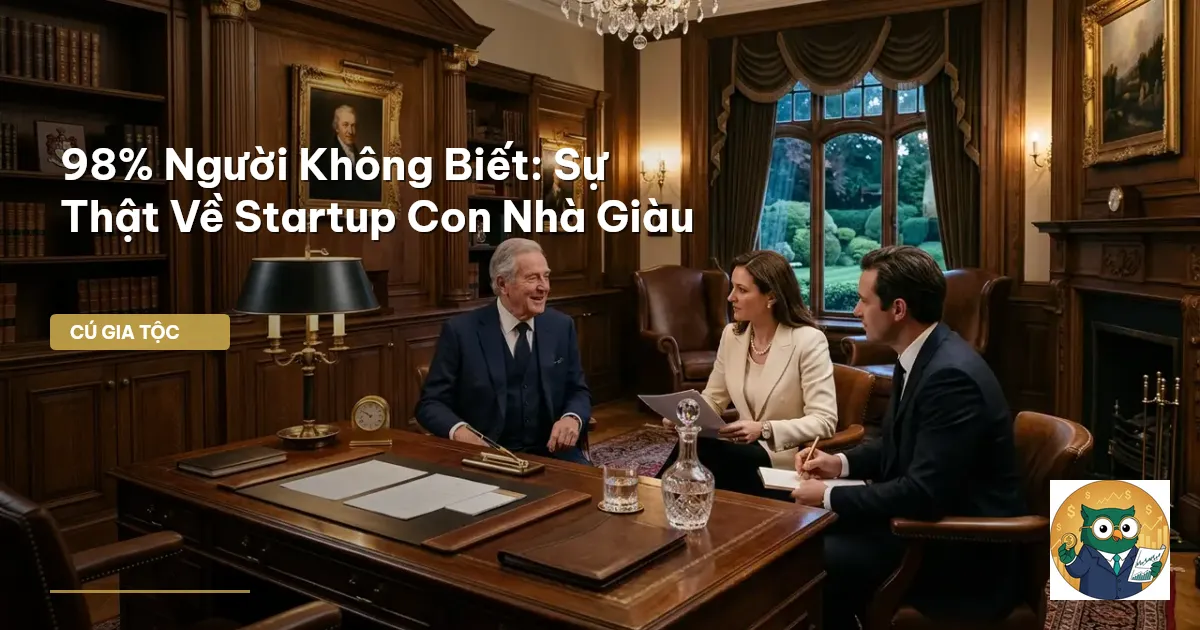 startup con nhà giàu