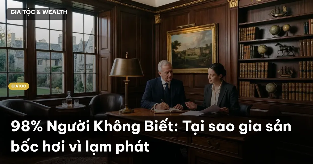 gia sản bốc hơi