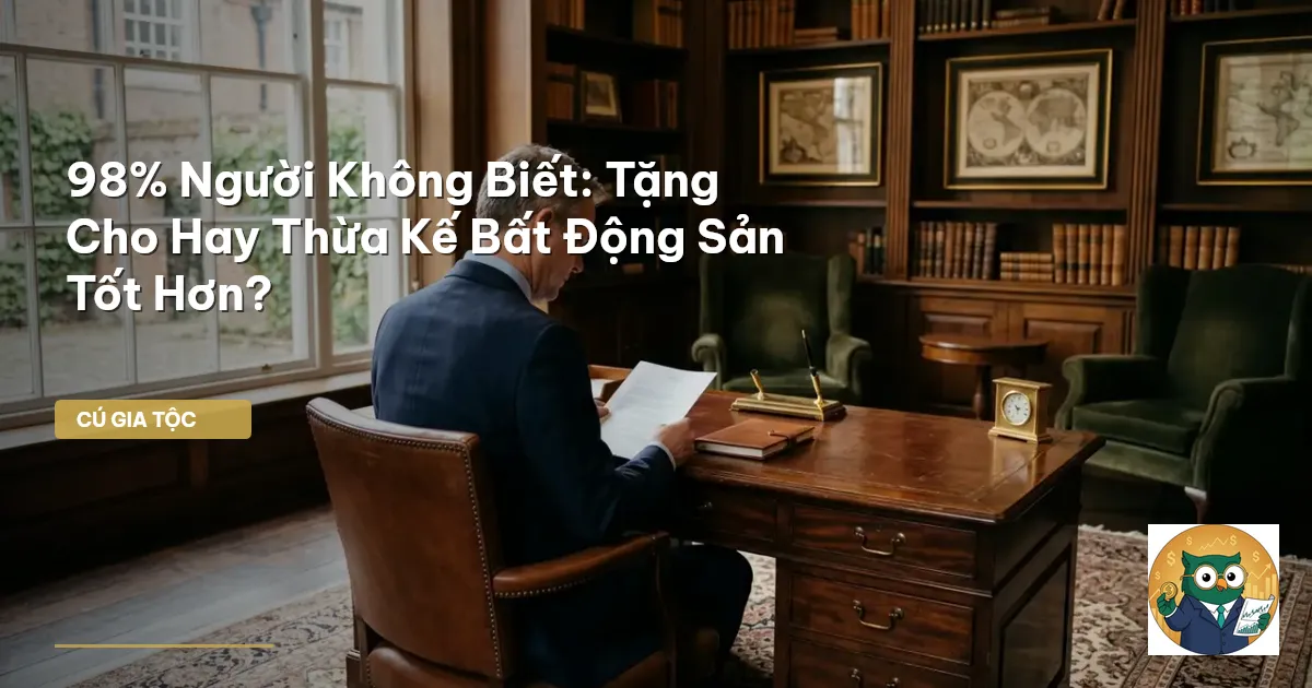 tặng cho bất động sản