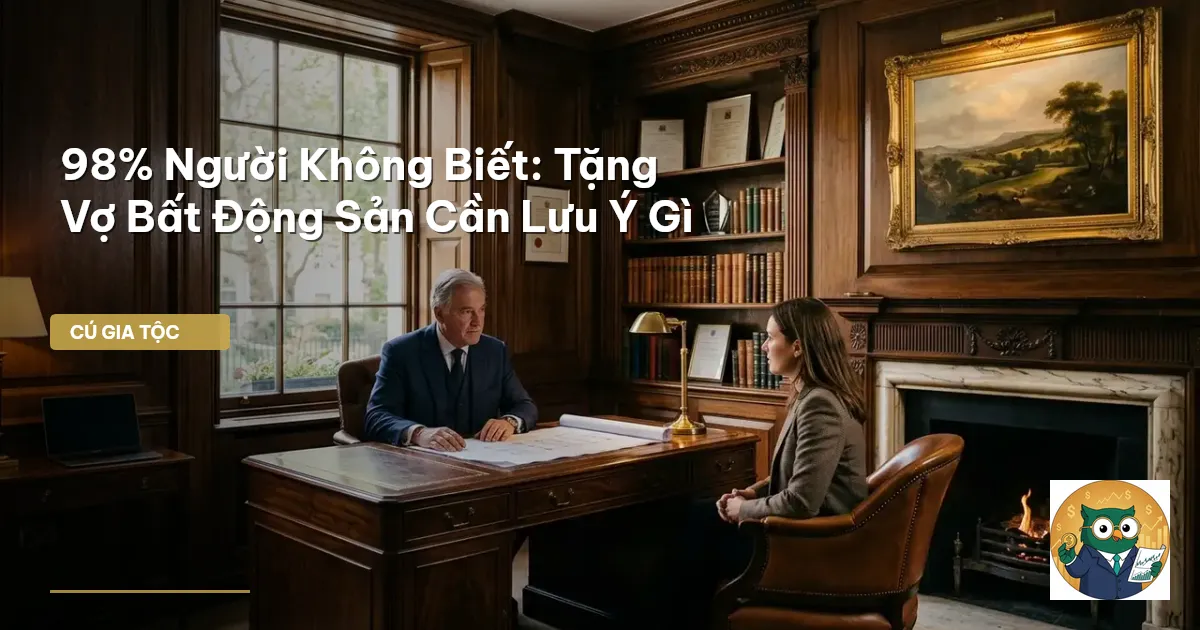 tặng bất động sản cho vợ