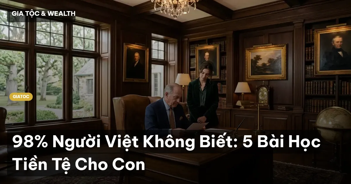 dạy con về tiền