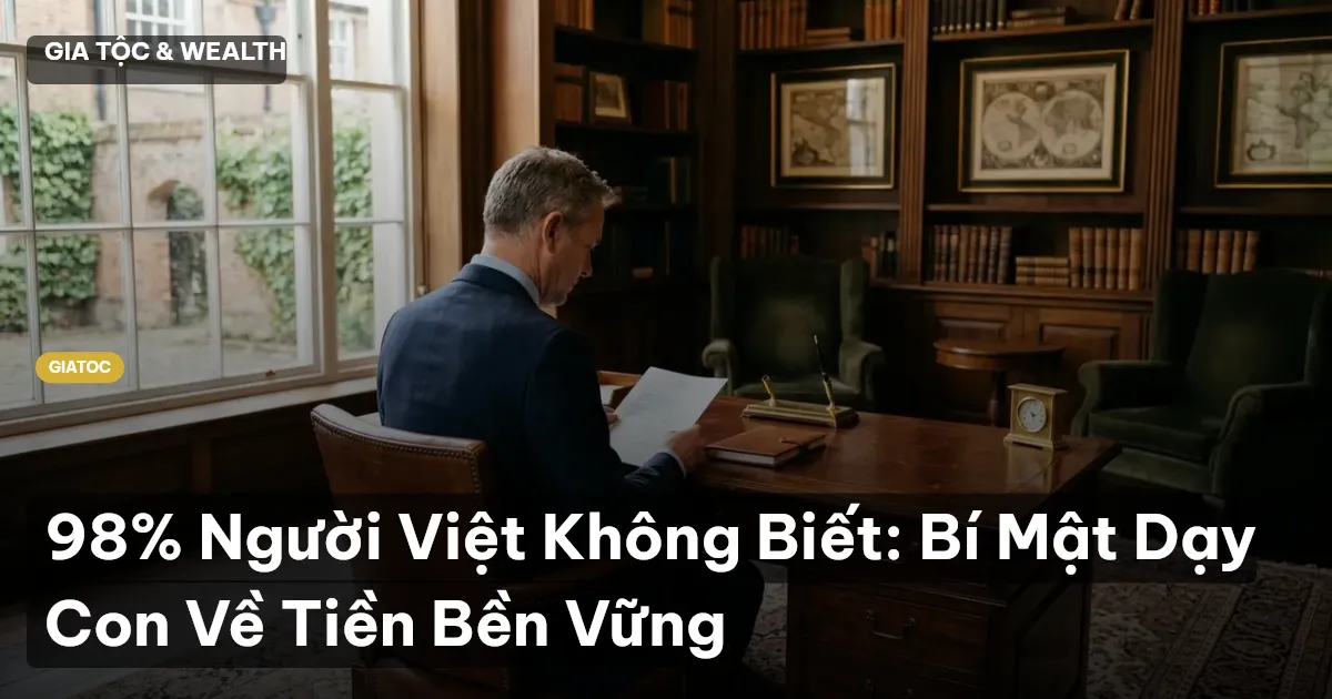 dạy con về tiền